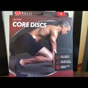 Bally Total Fitness Gliding Core Discs for workout